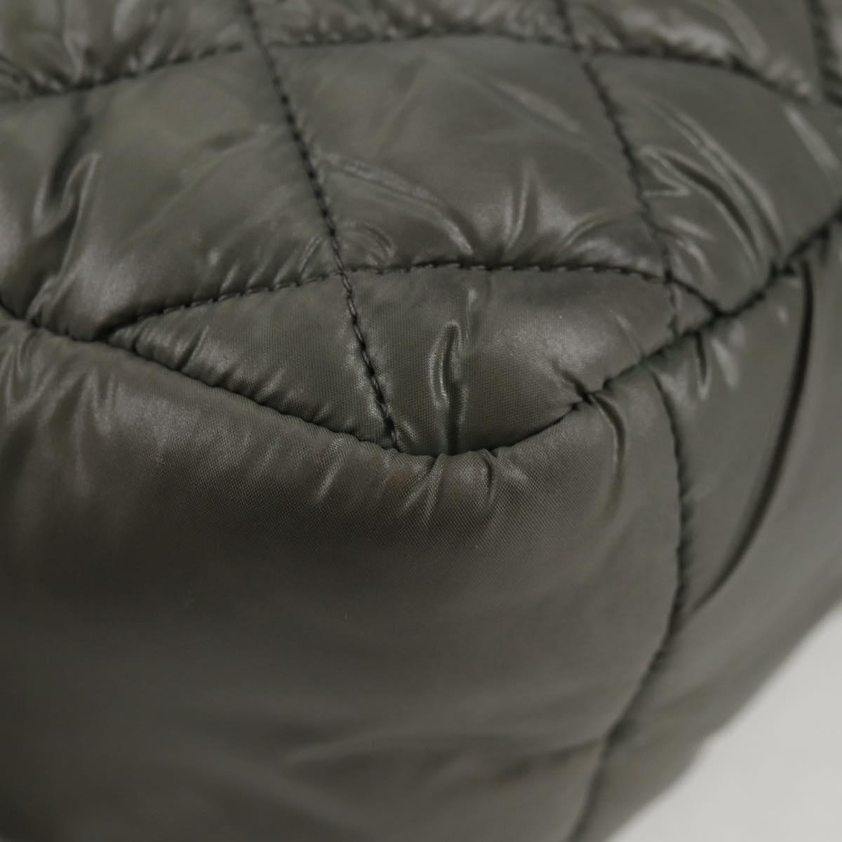 Chanel Coco Cocoon, Khaki, NYLON, shoulder
