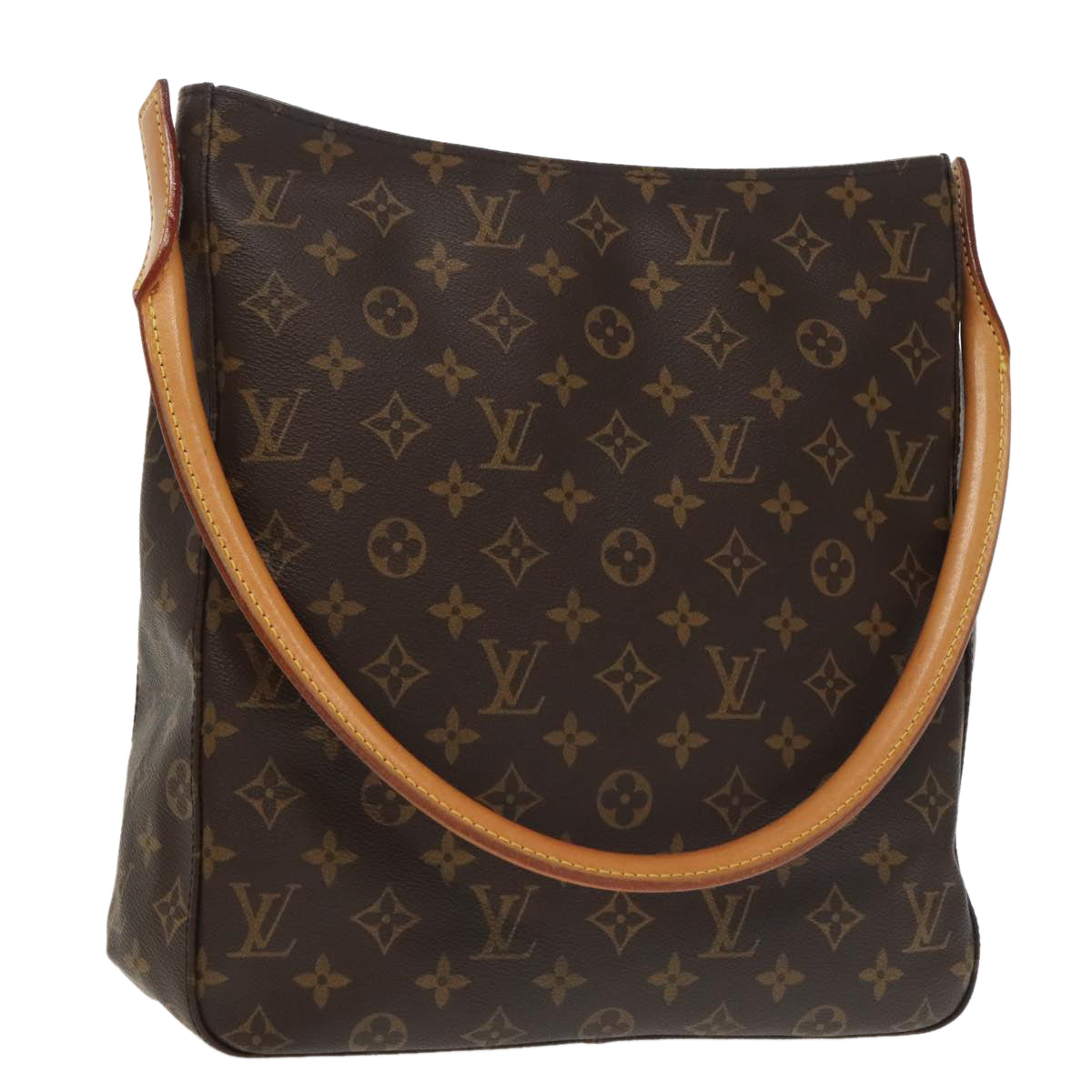 Louis Vuitton Looping GM, Brown, Canvas, handbag