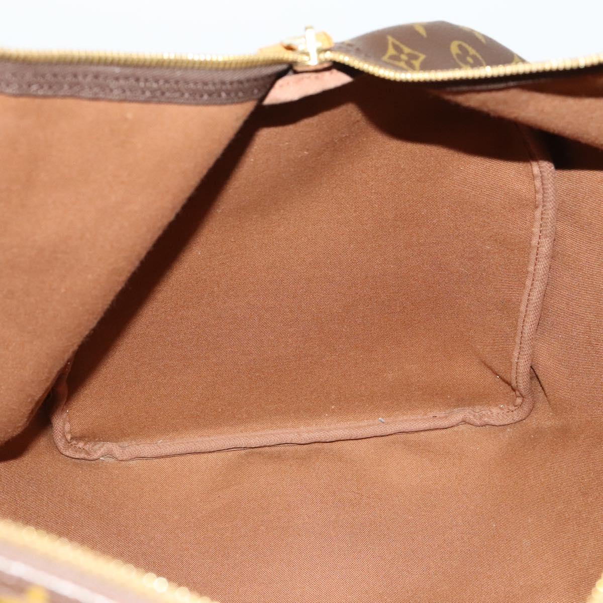 Louis Vuitton Keepall 60, Brown, Canvas, travel