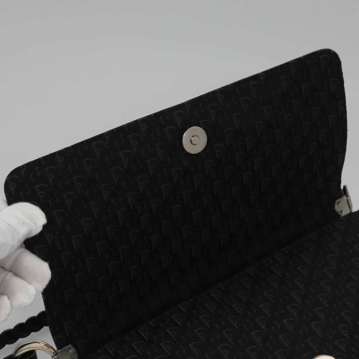 Dior Trotter, Black, Canvas, shoulder