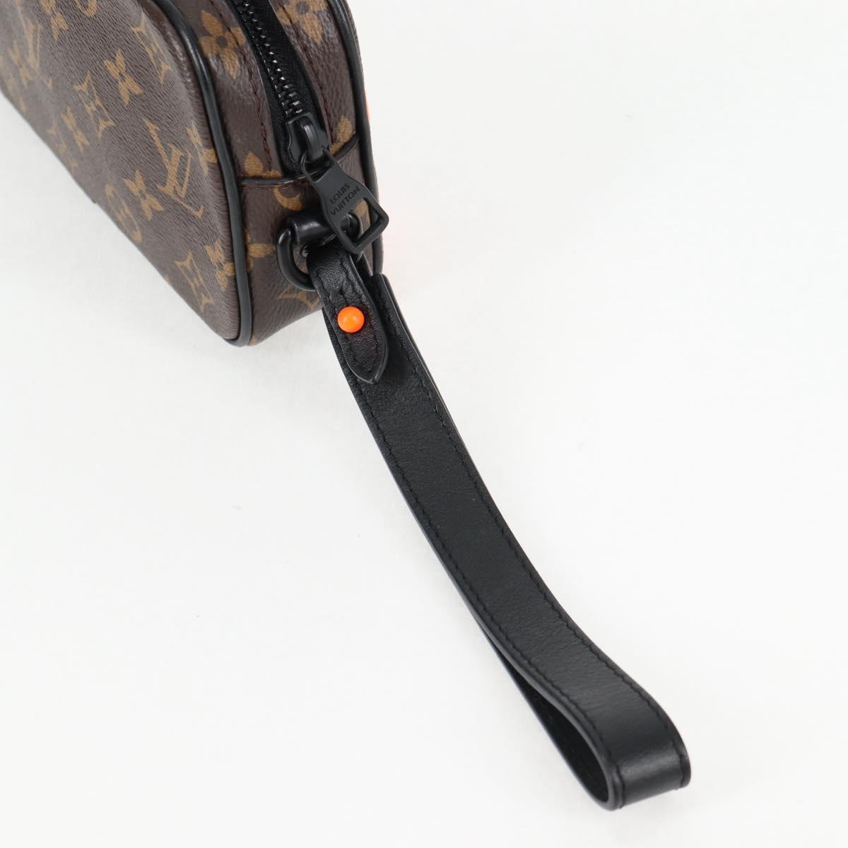 Louis Vuitton Pochette Volga, Brown, Canvas, clutch