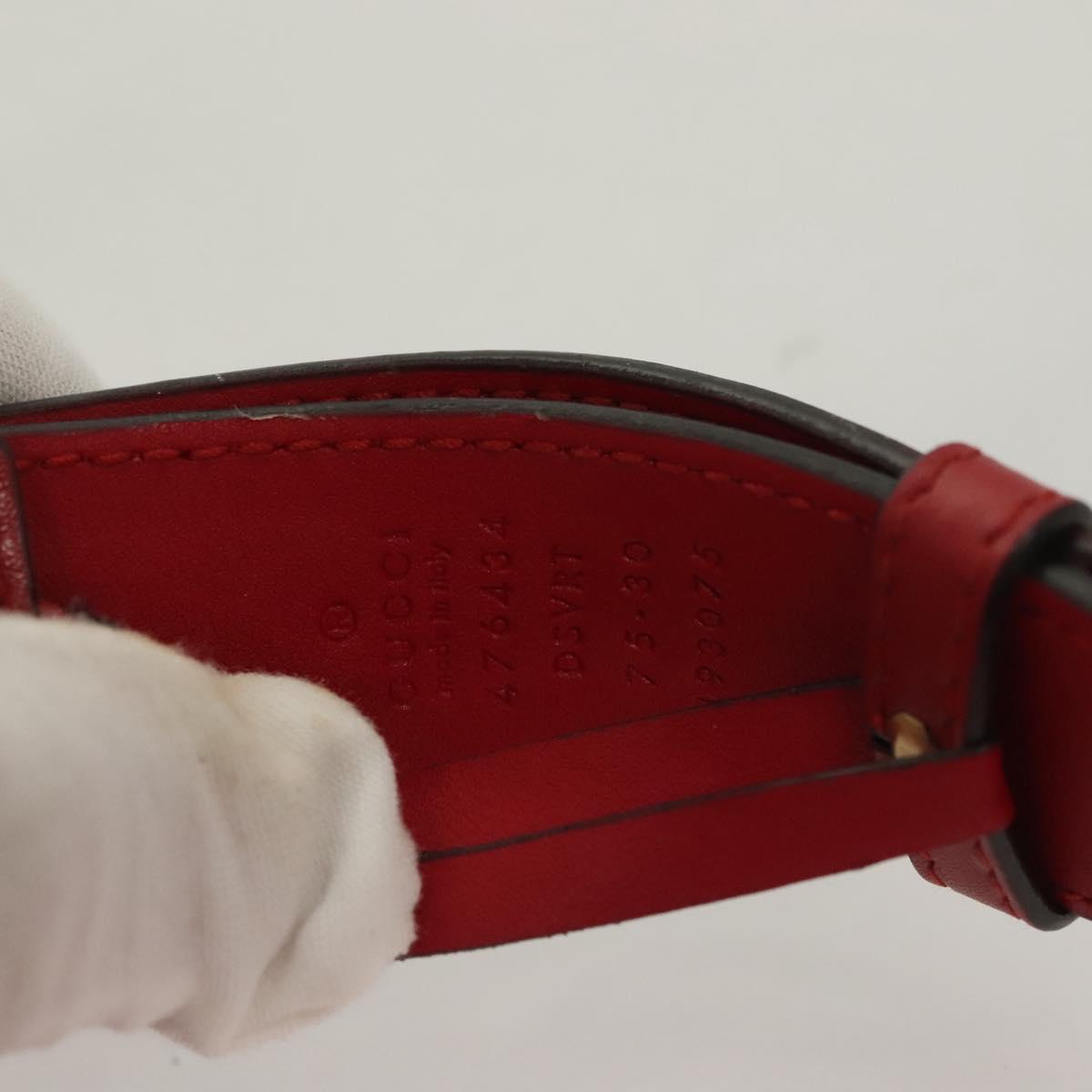 Gucci GG Marmont, Red, Leather, shoulder