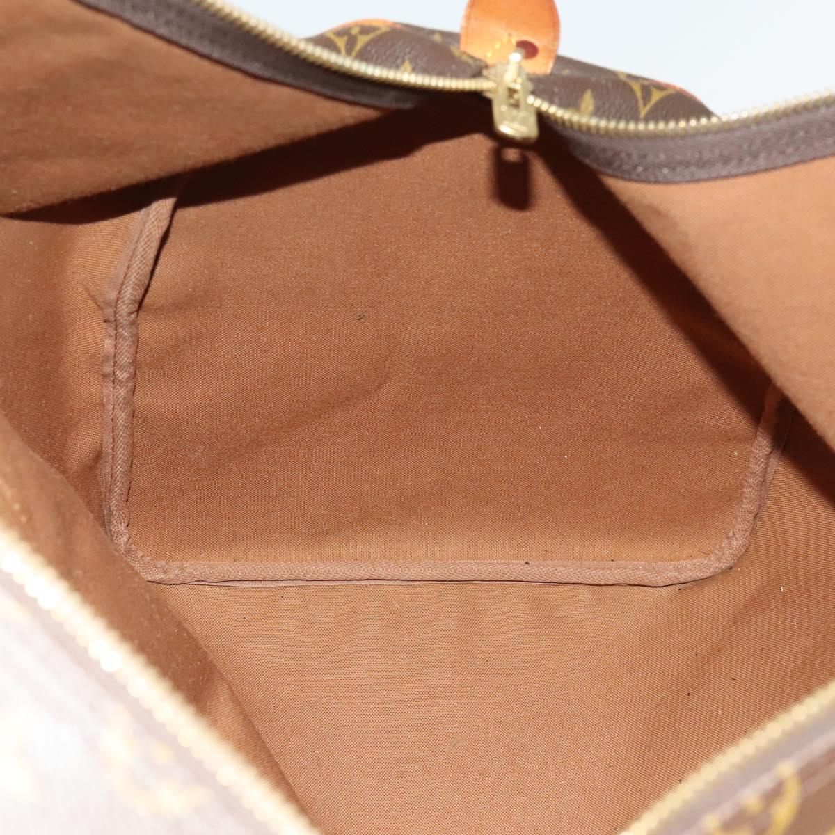 Louis Vuitton Keepall 55, Brown, "CANVAS, LEATHER", travel