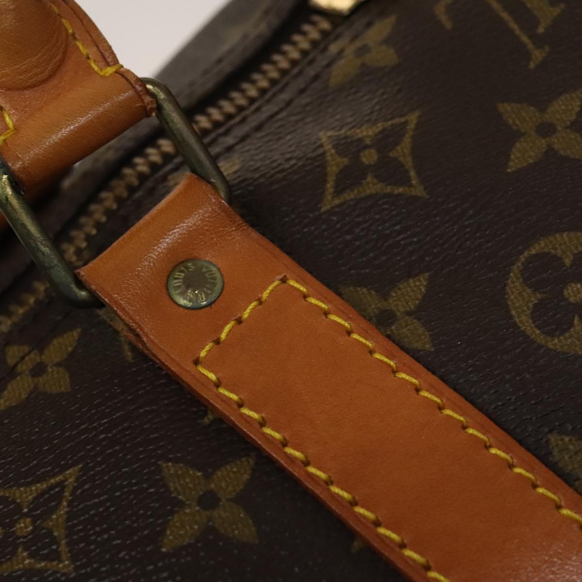 Louis Vuitton Keepall 60, Brown, Canvas, travel