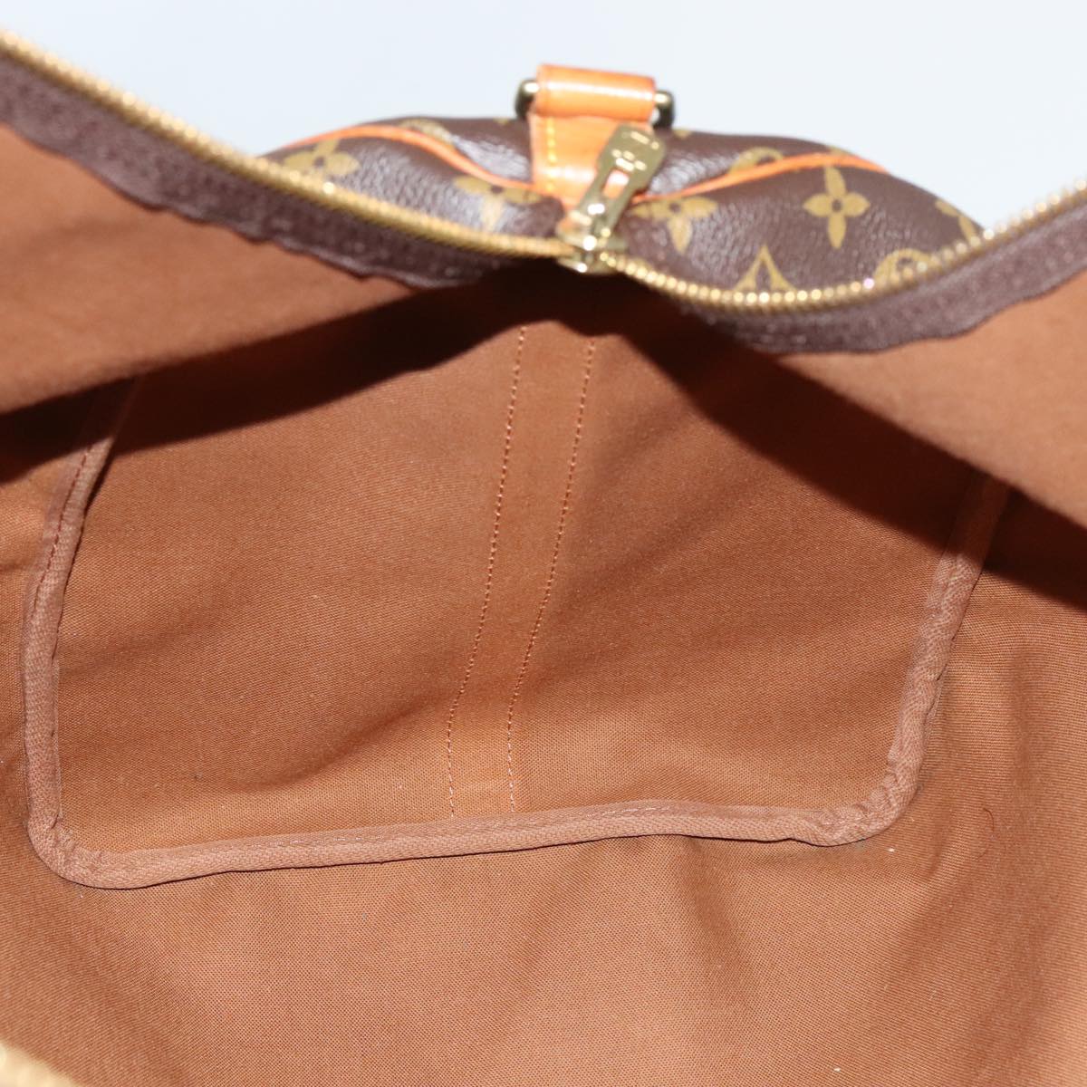Louis Vuitton Keepall Bandoulière 60, Brown, Canvas, travel