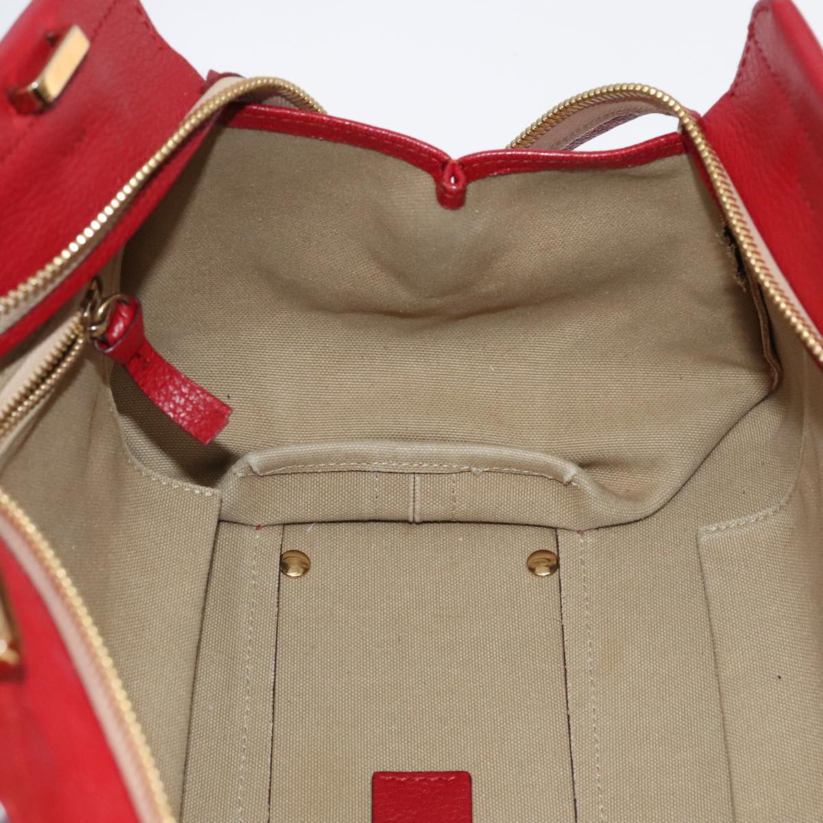 Chloé Everston, Red, Leather, handbag