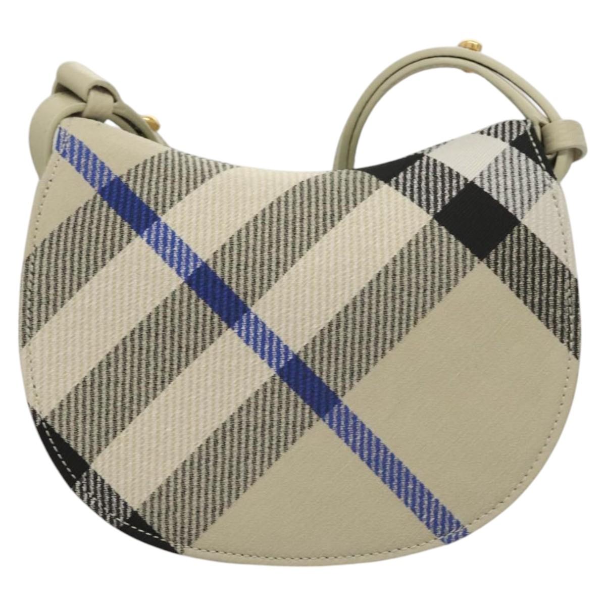 Burberry, Grey, Canvas, shoulder