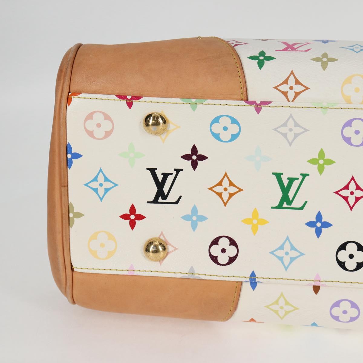 Louis Vuitton Beverly, White, Canvas, handbag