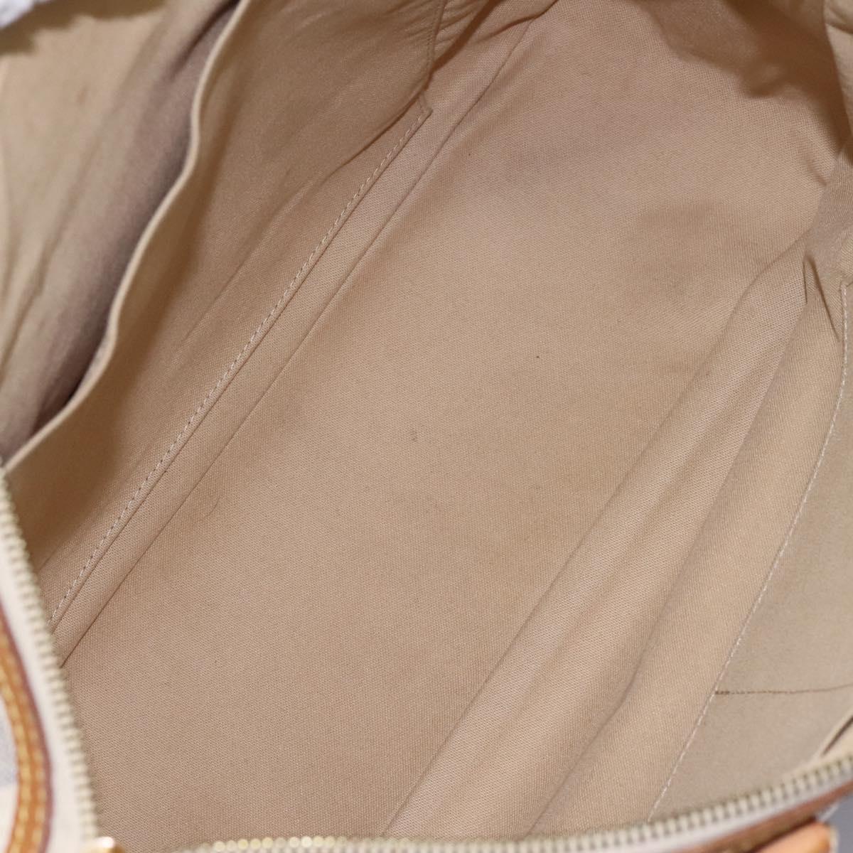 Louis Vuitton Siracusa, Grey, Canvas, shoulder