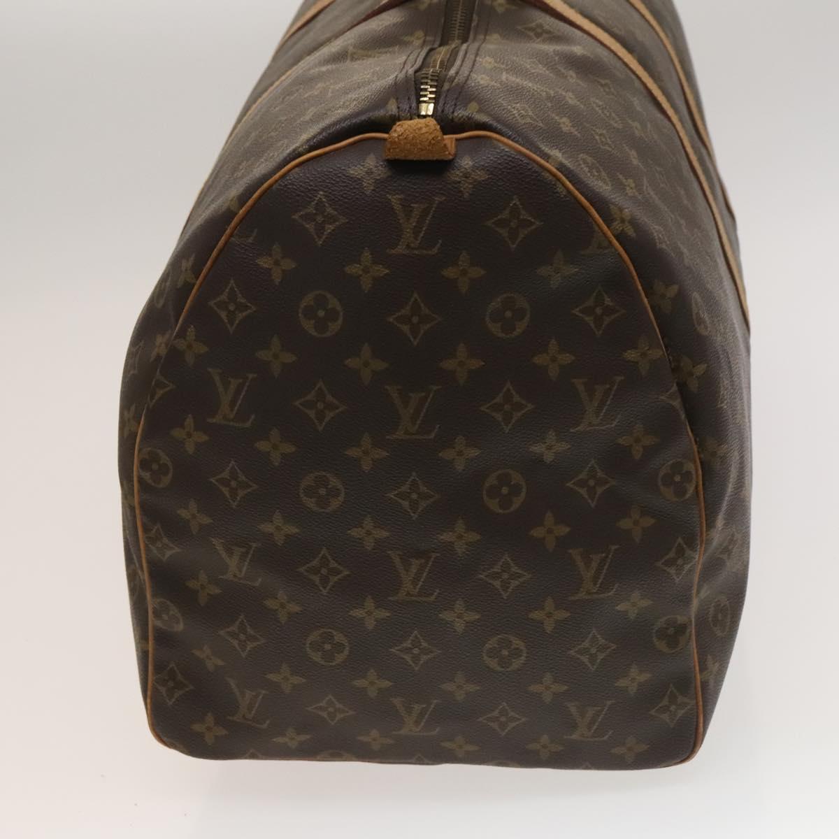 Louis Vuitton Keepall 60, Brown, Canvas, travel