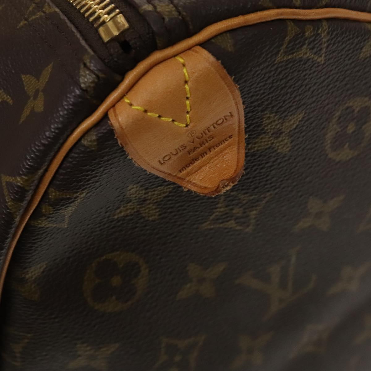 Louis Vuitton Keepall 55, Brown, Canvas, travel