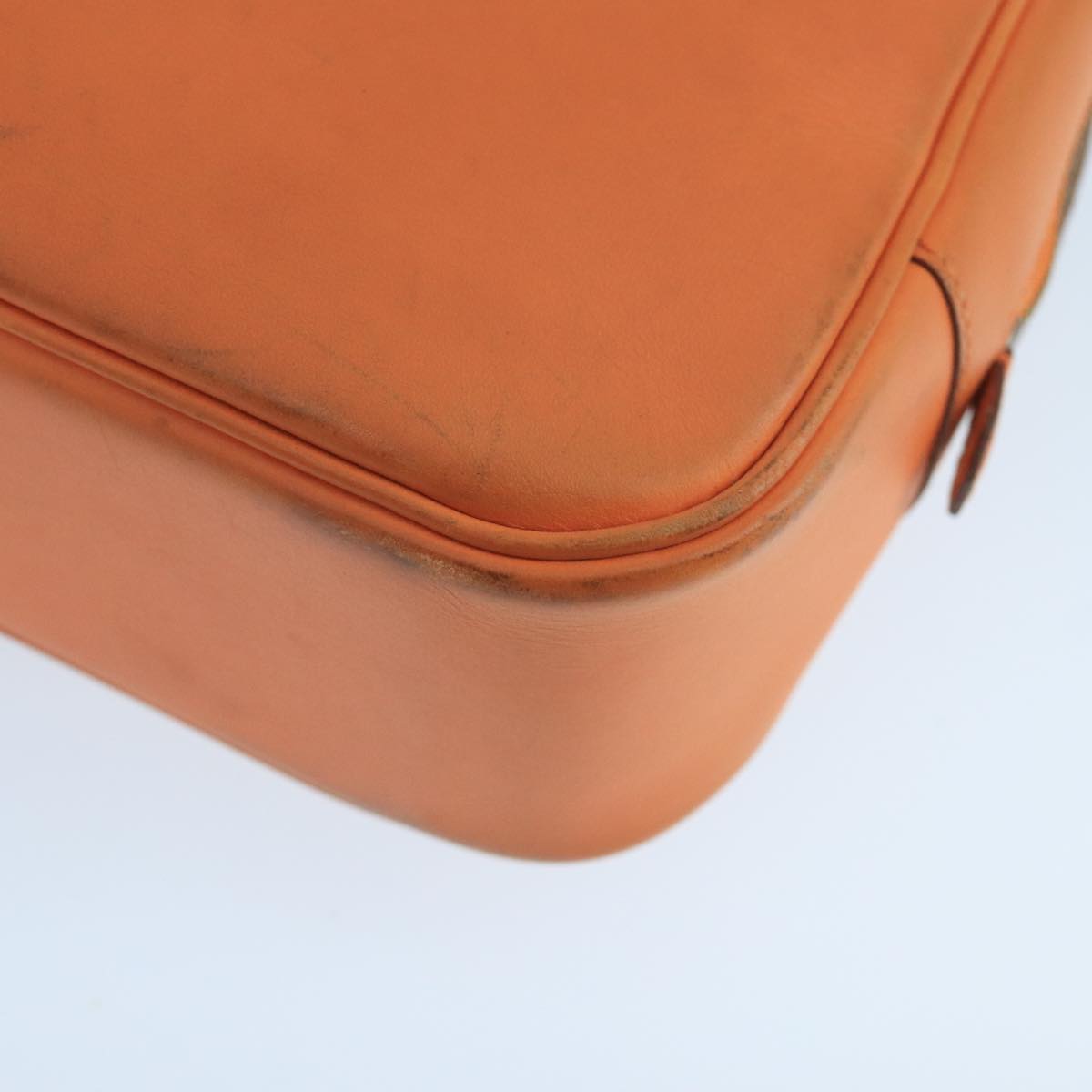 Hermès Plume, Orange, Leather, handbag