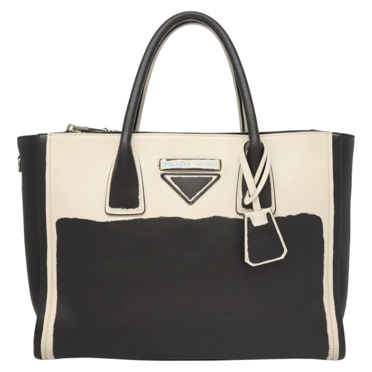 Prada Concept, Black, Leather, handbag