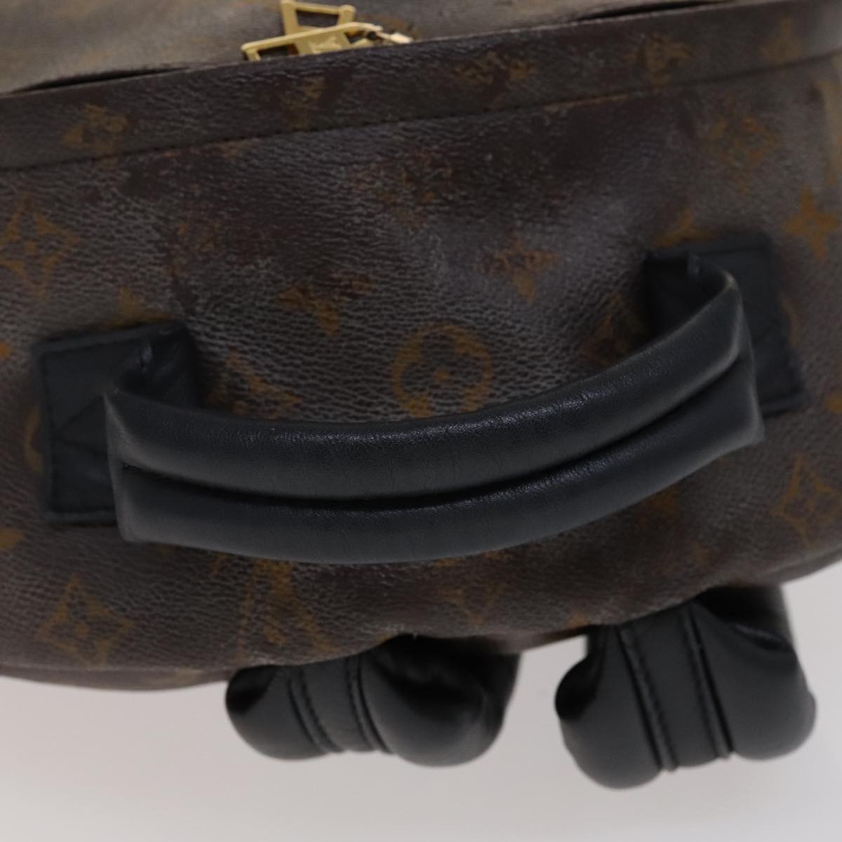 Louis Vuitton Palm Springs MM, Brown, Canvas, backpack
