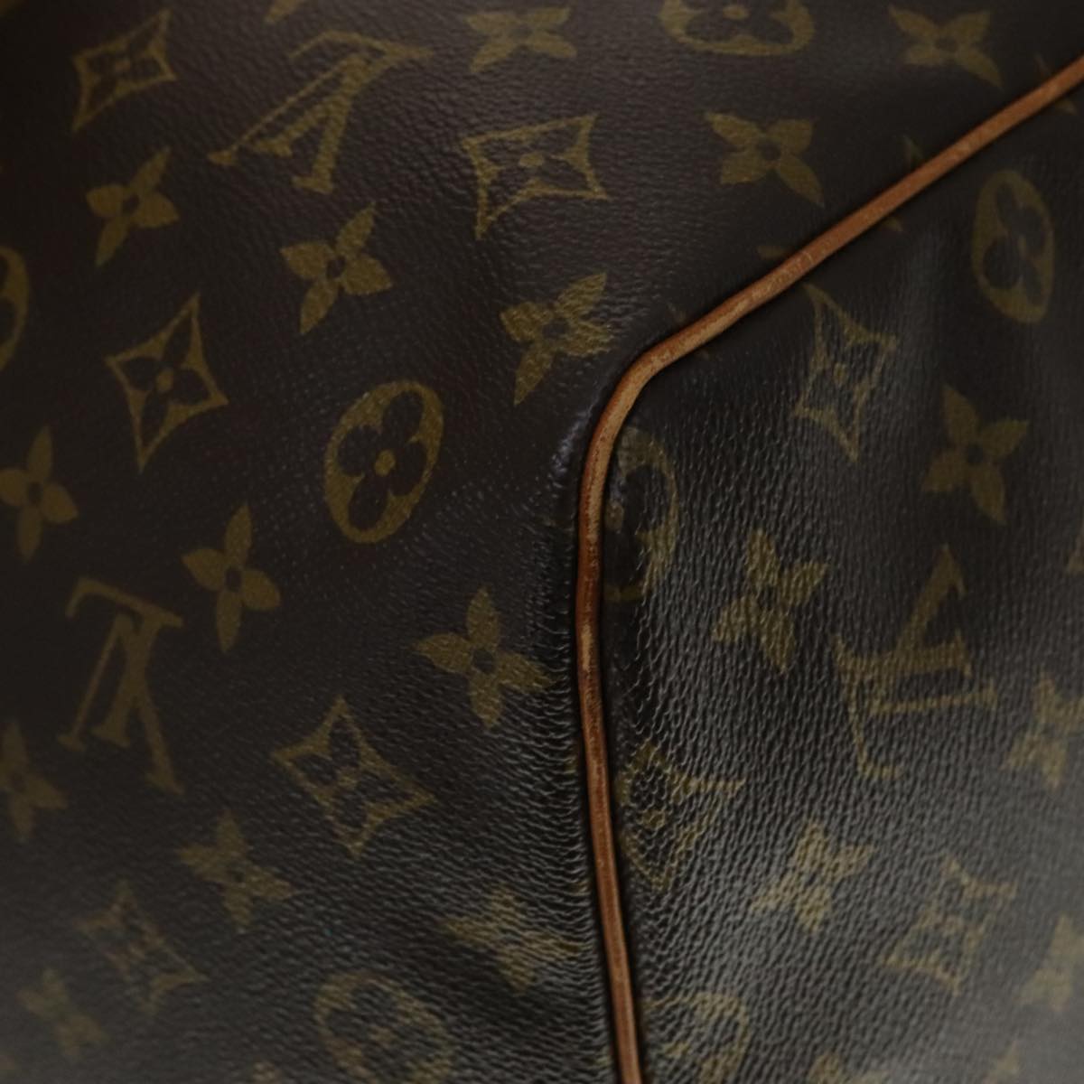 Louis Vuitton Keepall 60, Brown, Canvas, travel
