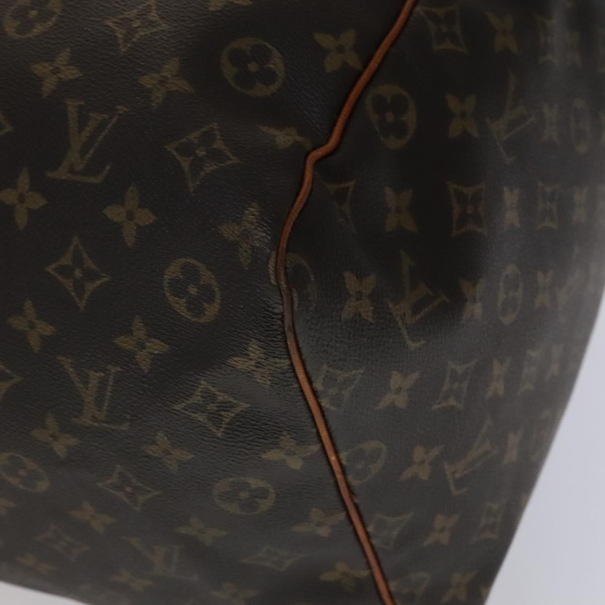 Louis Vuitton Keepall 60, Brown, Canvas, travel