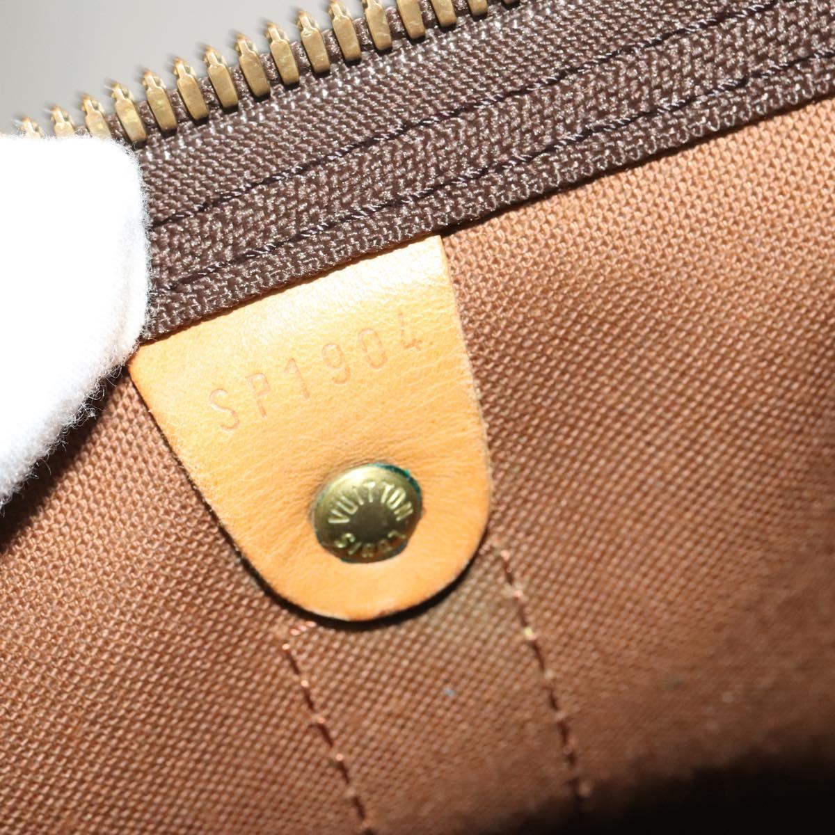 Louis Vuitton Keepall 60, Brown, Canvas, travel