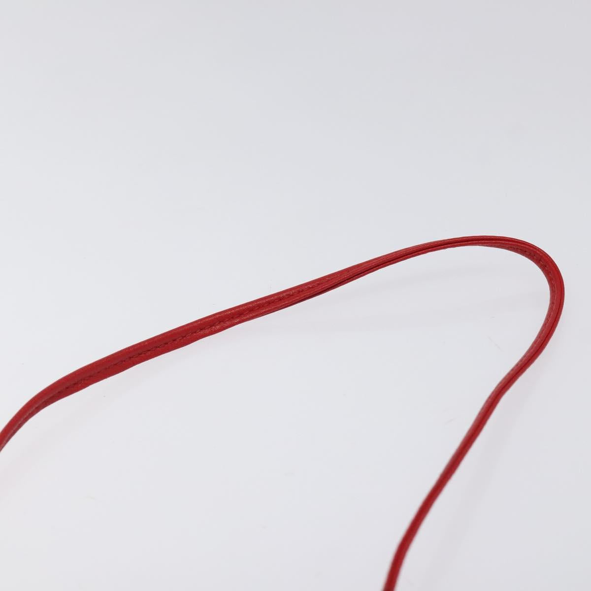 Bottega Veneta, Red, Leather, clutch