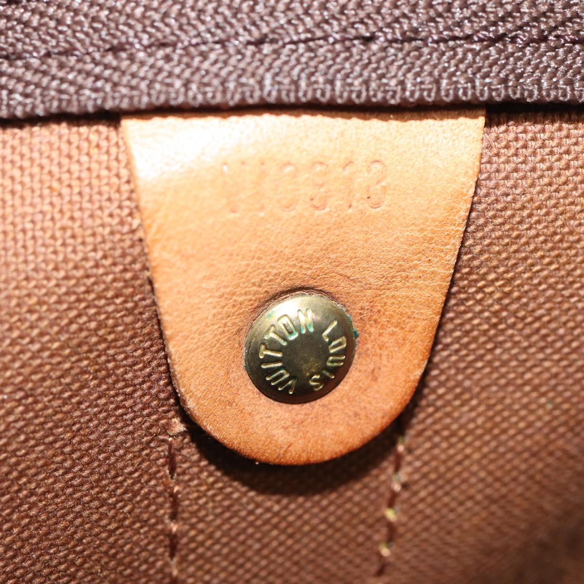 Louis Vuitton Keepall 60, Brown, Canvas, travel