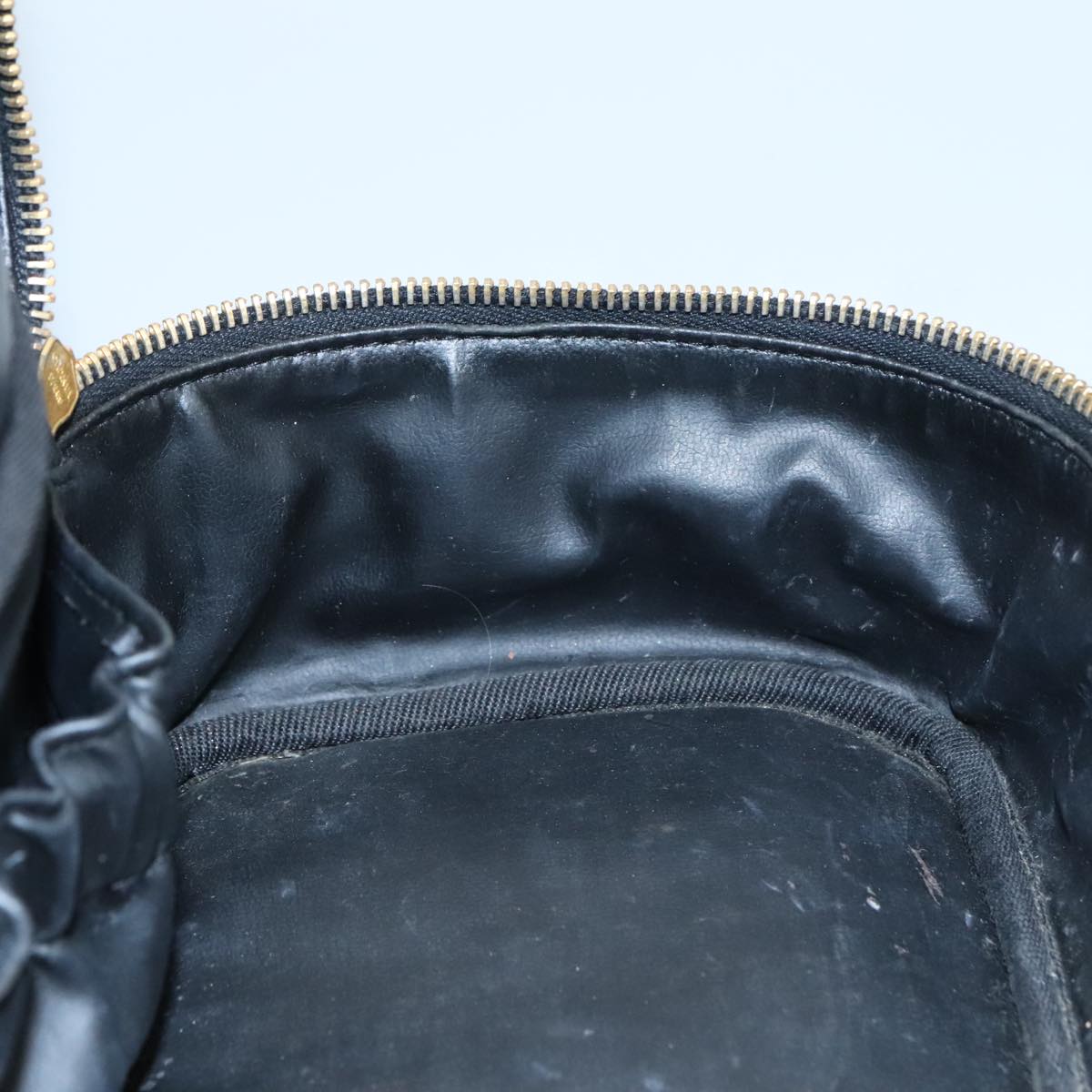 Chanel Vanity, Black, Leather, clutch