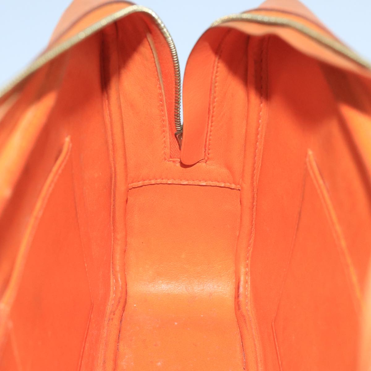 Hermès Plume, Orange, Leather, handbag