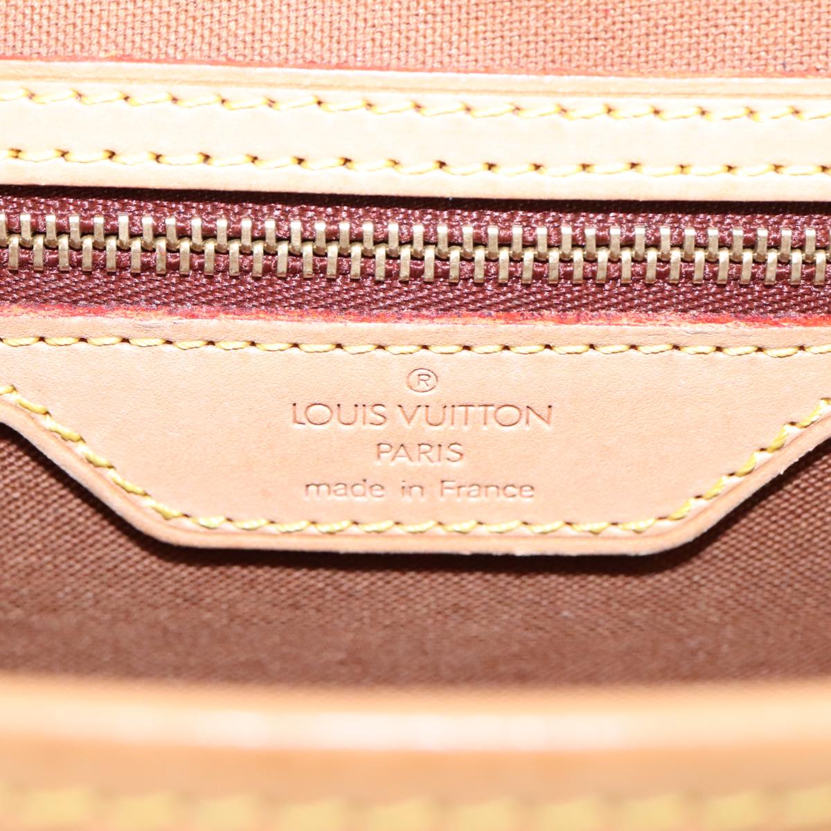 Louis Vuitton Sologne, Brown, Canvas, shoulder