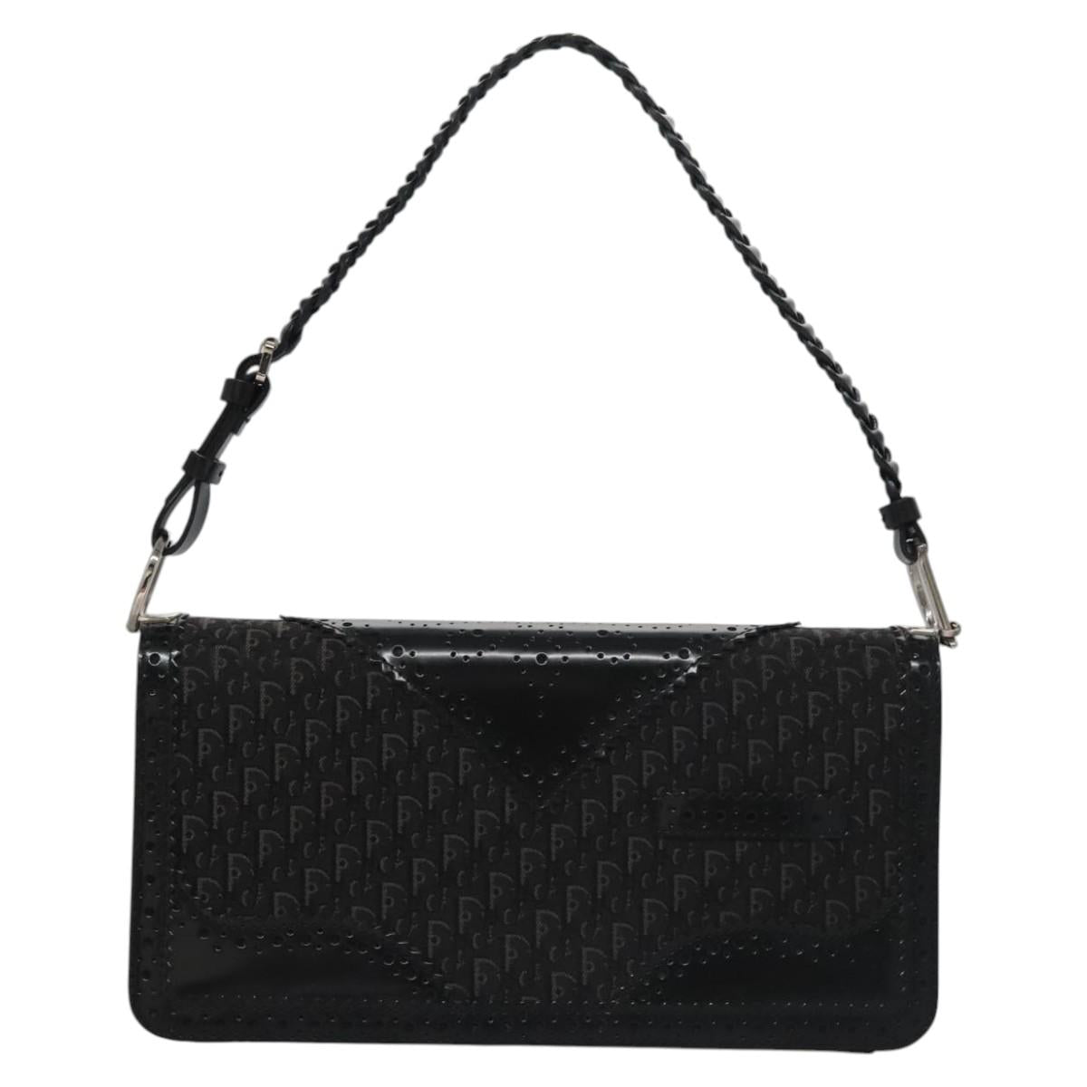 Dior Trotter, Black, Canvas, shoulder