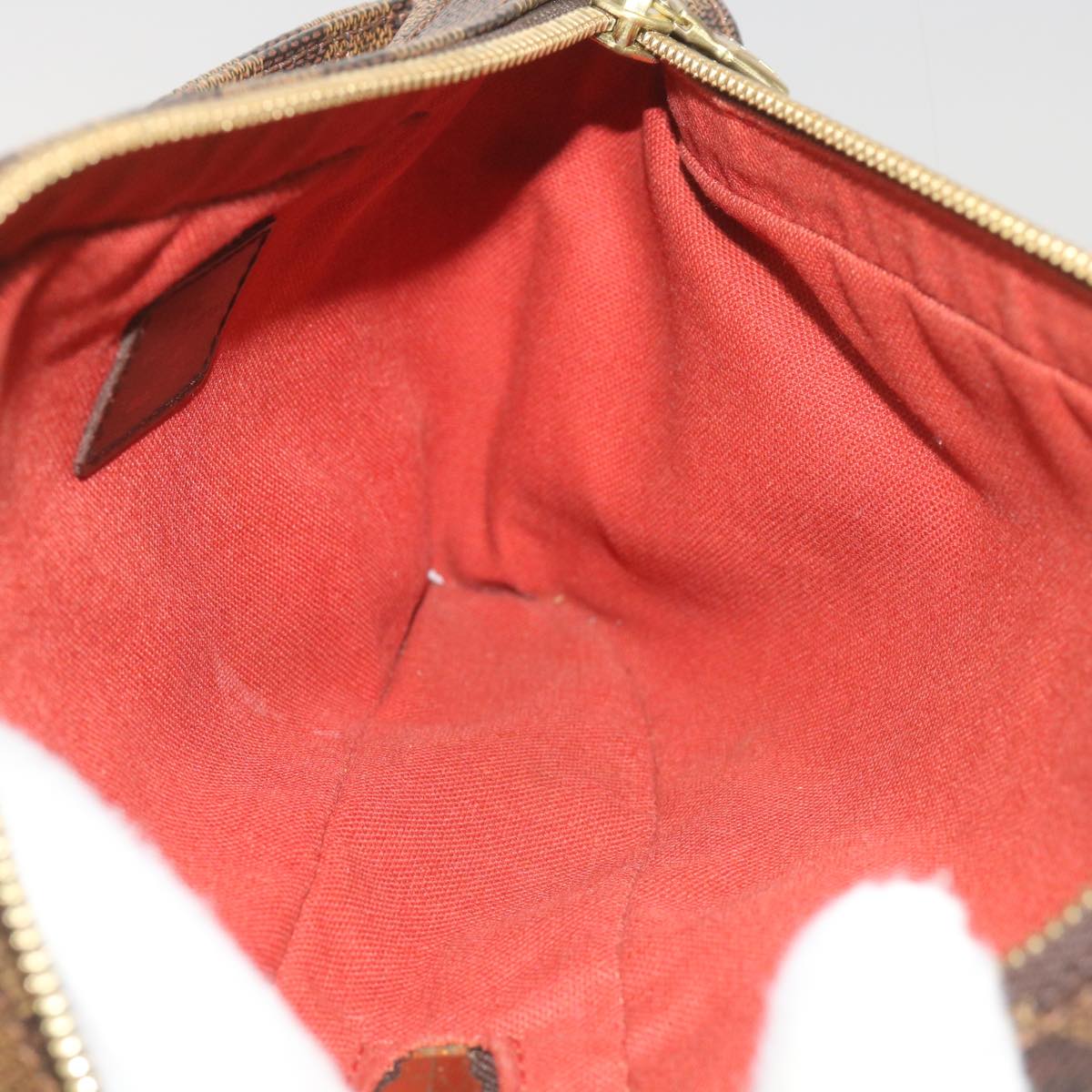 Louis Vuitton Geronimos, Brown, Canvas, shoulder