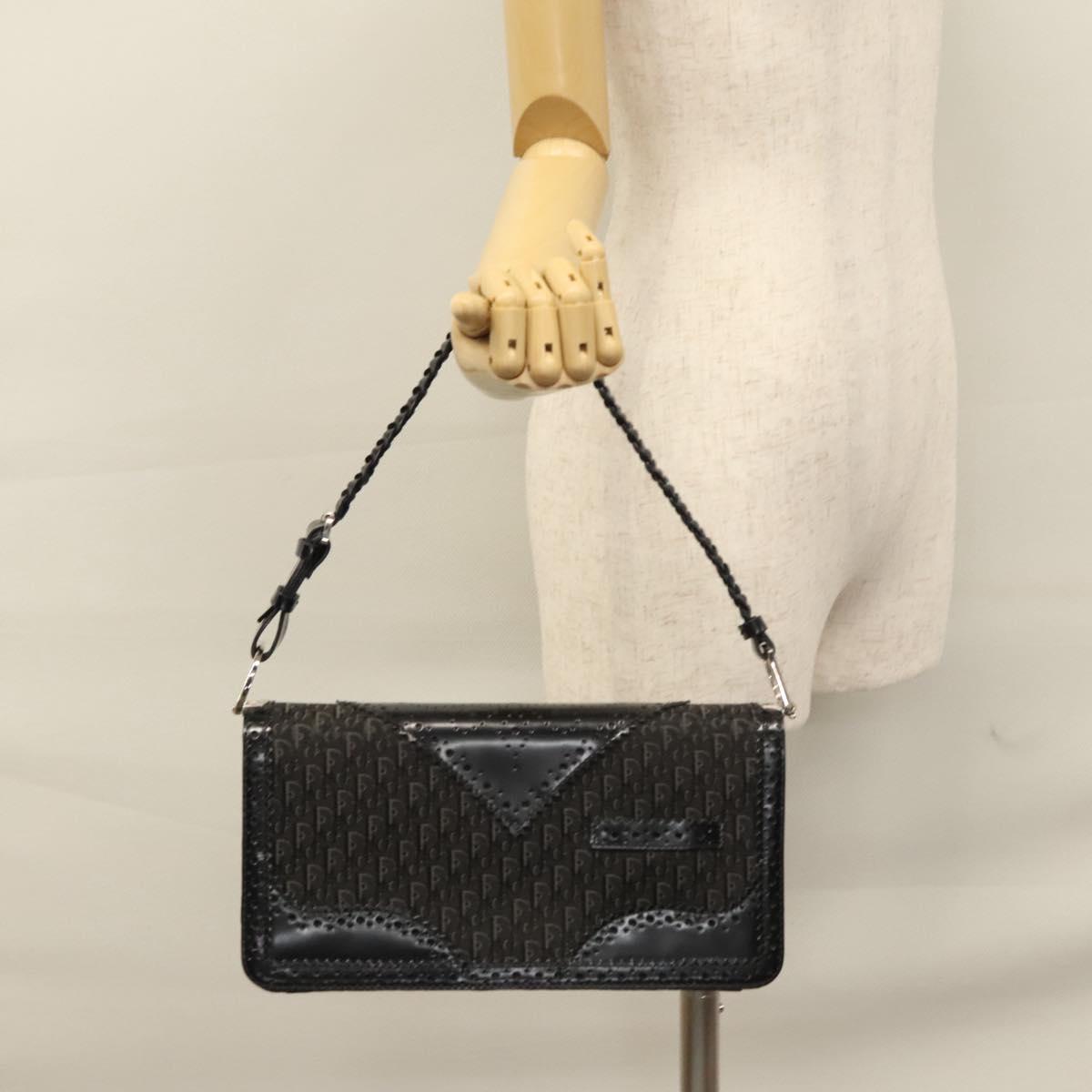 Dior Trotter, Black, Canvas, shoulder