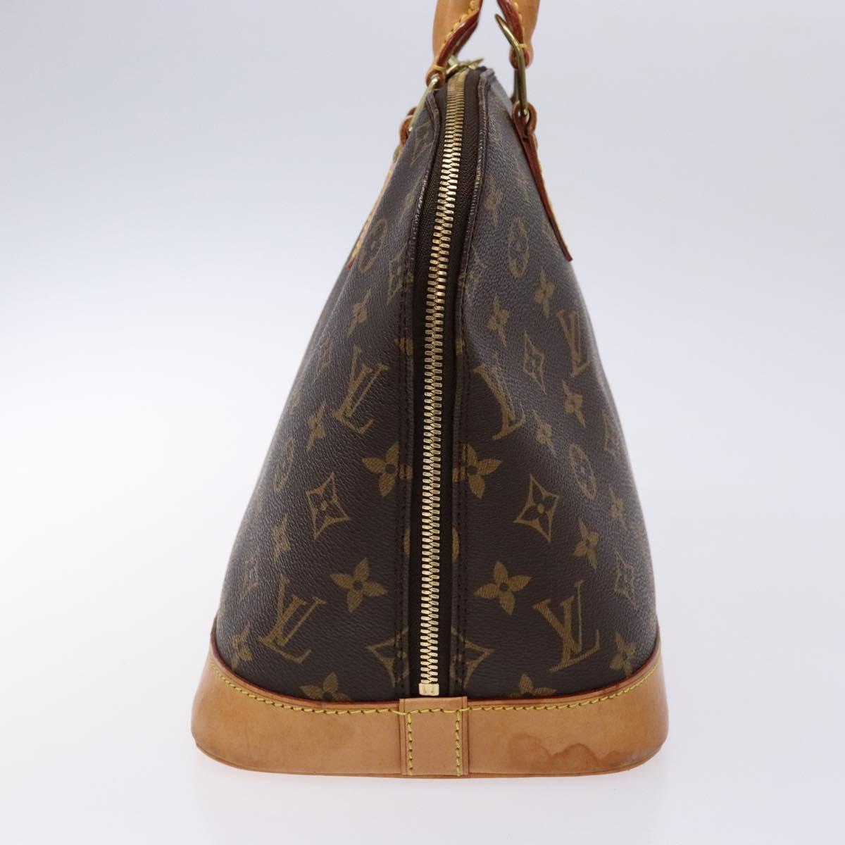 Louis Vuitton Alma, Brown, Canvas, handbag