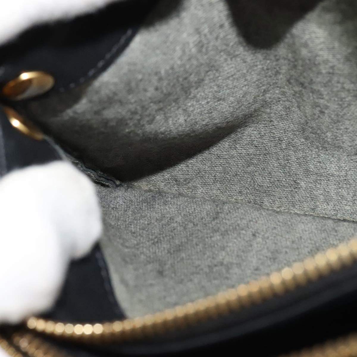 Céline Trio, Black, Leather, shoulder