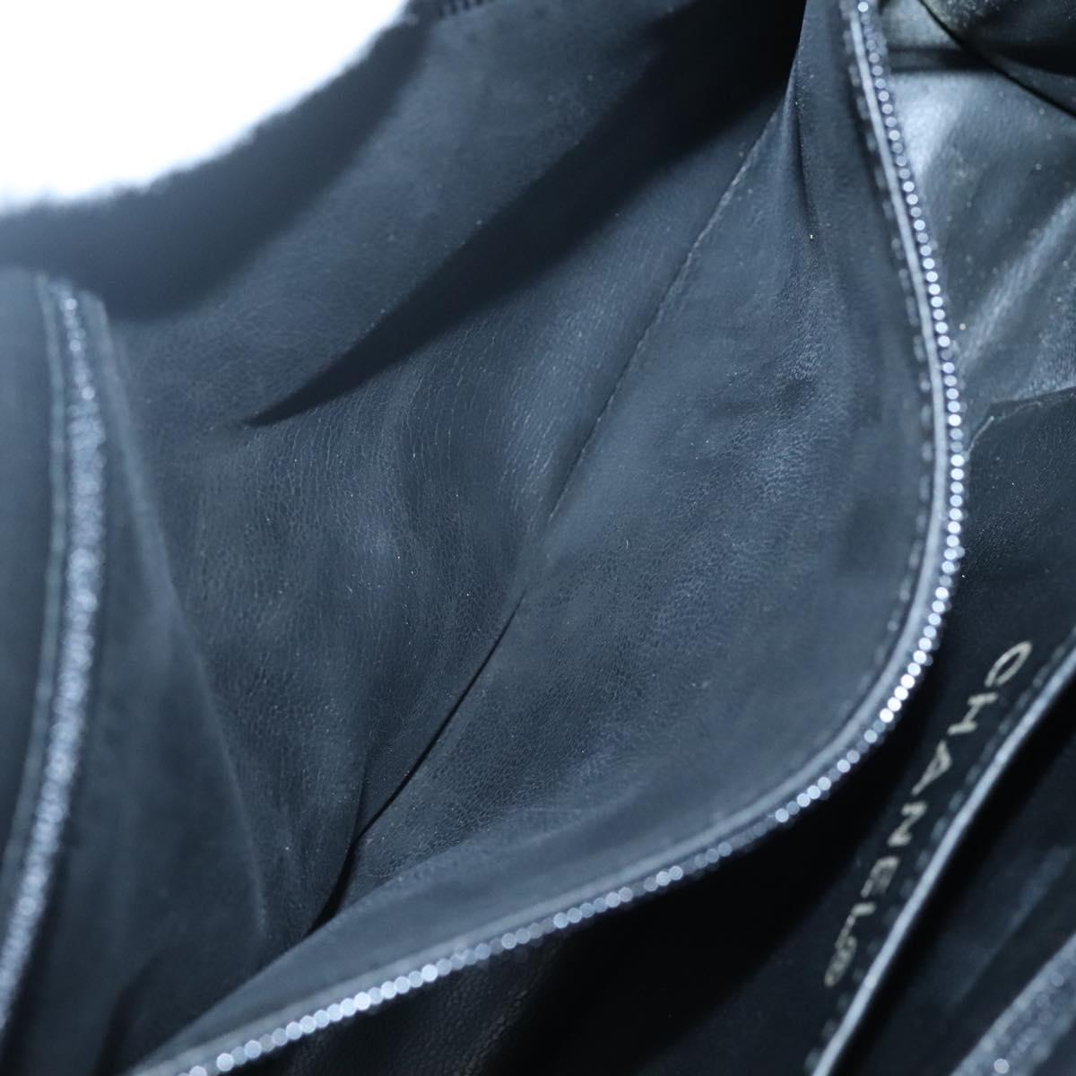 Chanel Matelassé, Black, Leather, shoulder