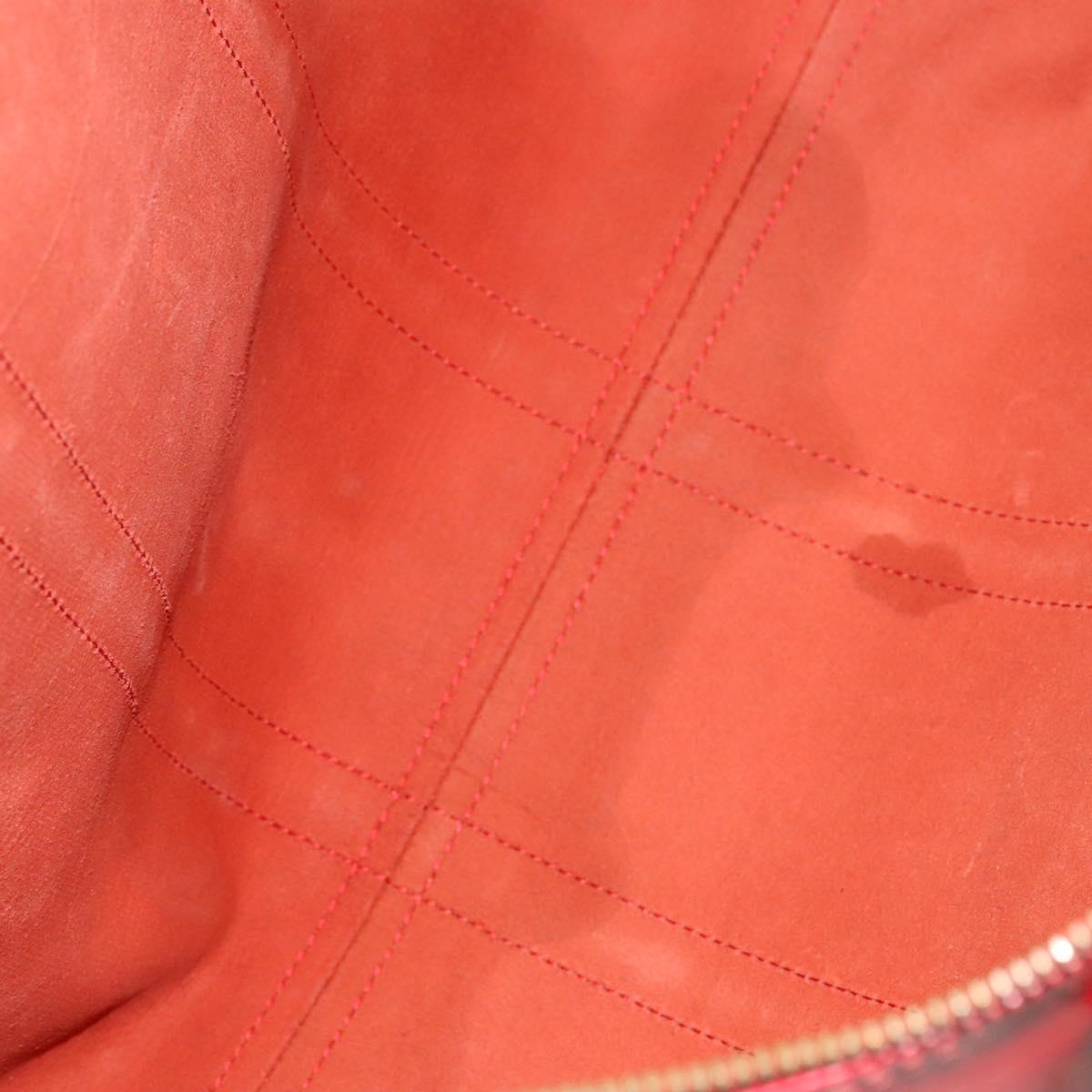 Louis Vuitton Keepall 45, Red, Leather, travel