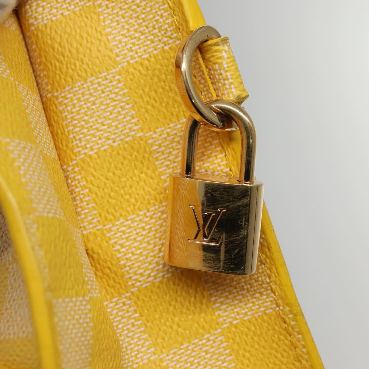 Louis Vuitton, Yellow, Canvas, handbag