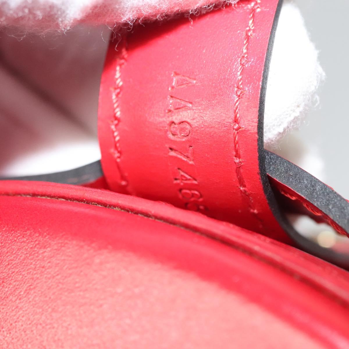 Louis Vuitton Vanity, Red, Leather, handbag