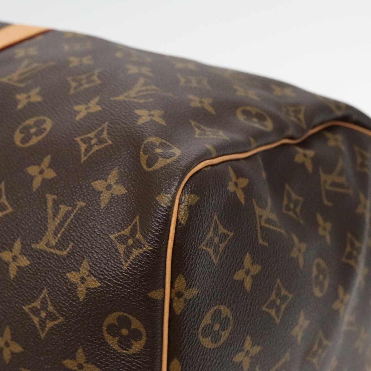 Louis Vuitton Keepall 50, Brown, Canvas, travel