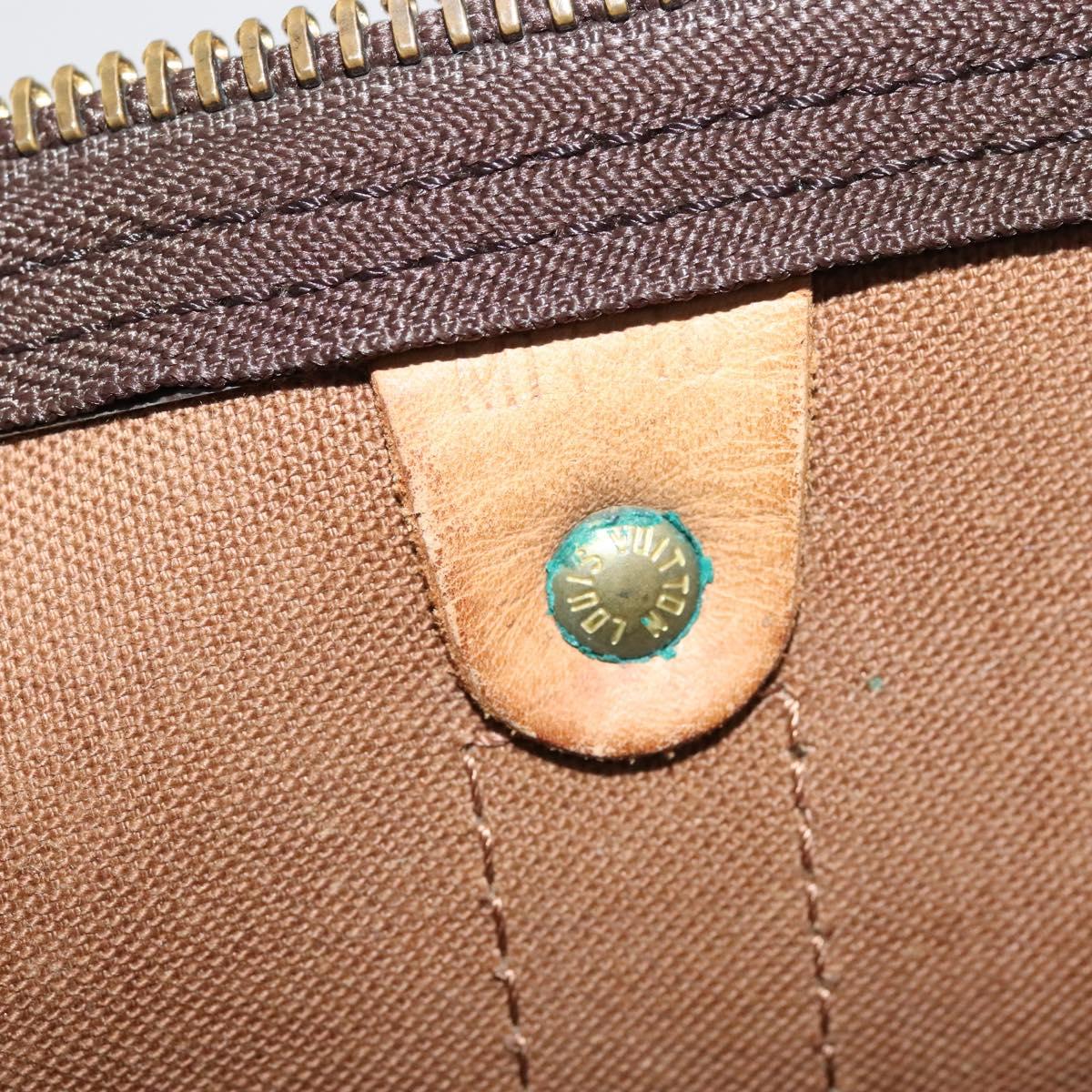 Louis Vuitton Keepall 55, Brown, Canvas, travel