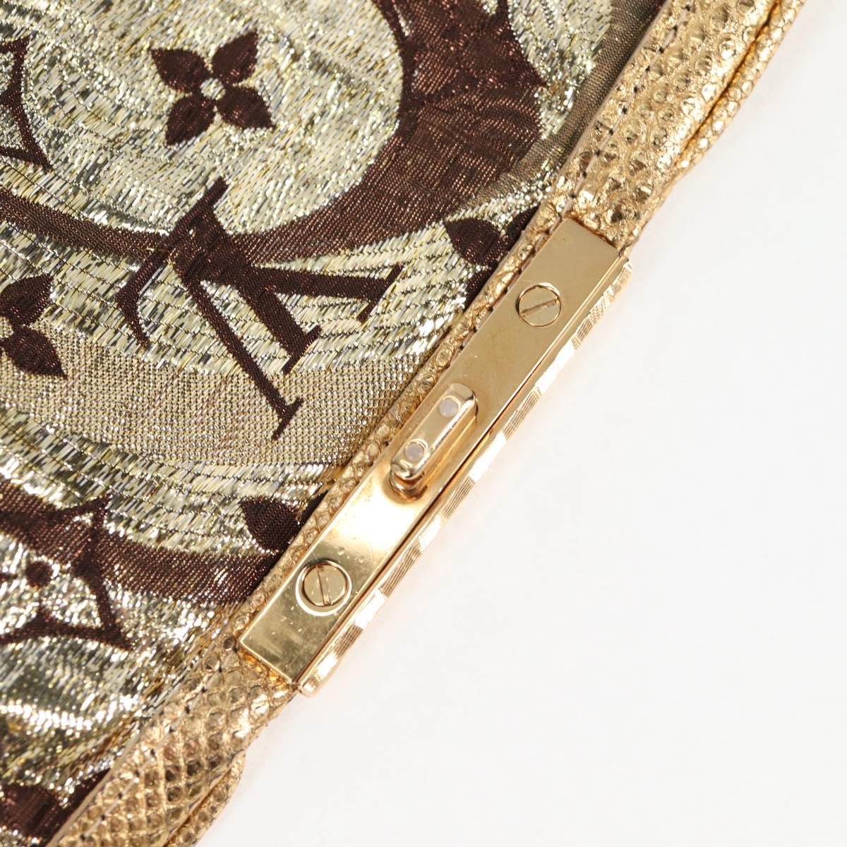 Louis Vuitton, Gold, Canvas, clutch
