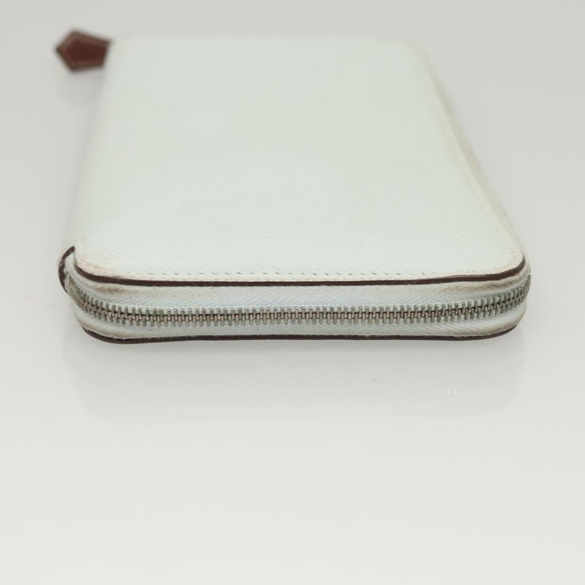 Hermès Silk'In, White, Leather, wallet