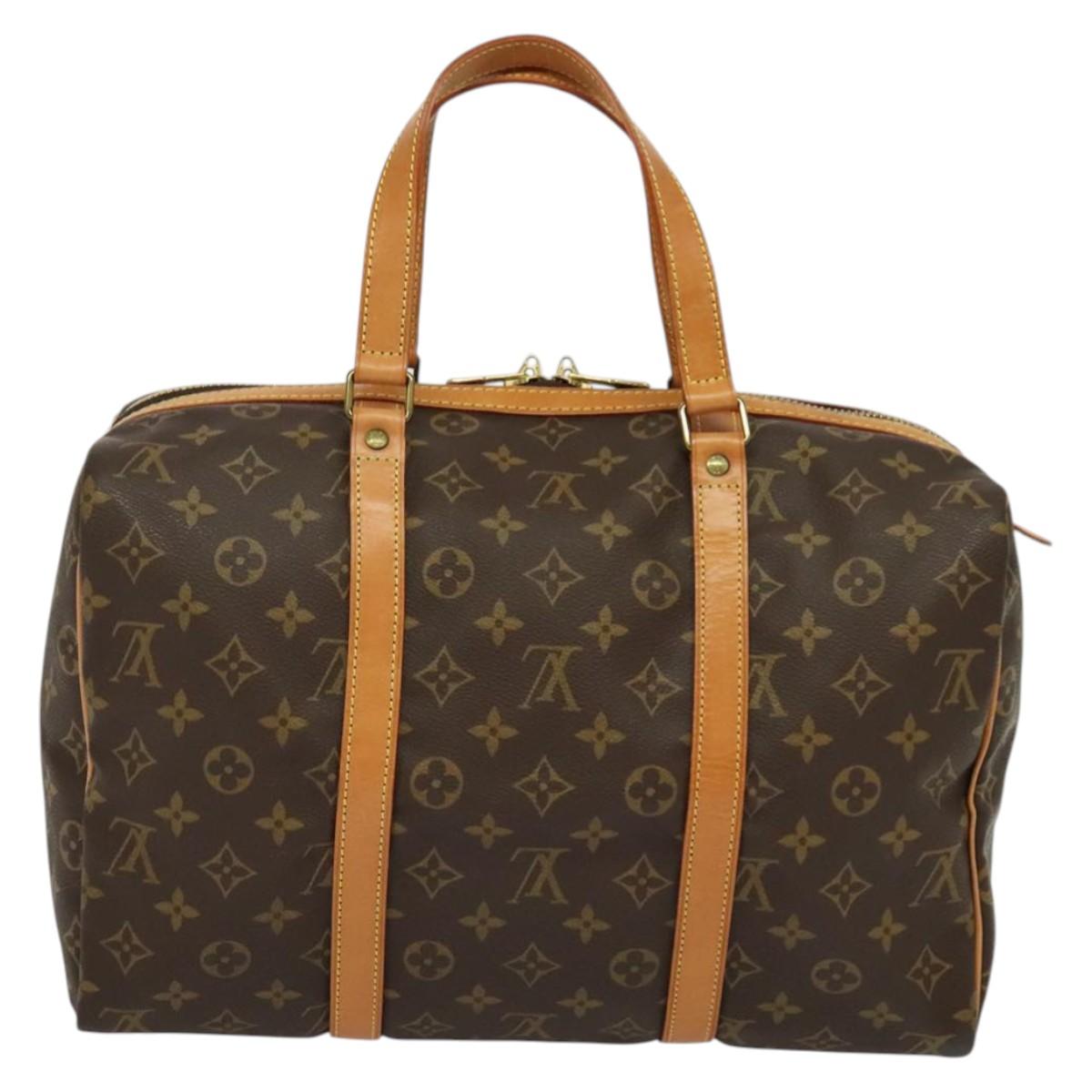 Louis Vuitton Sac Souple, Brown, Canvas, travel
