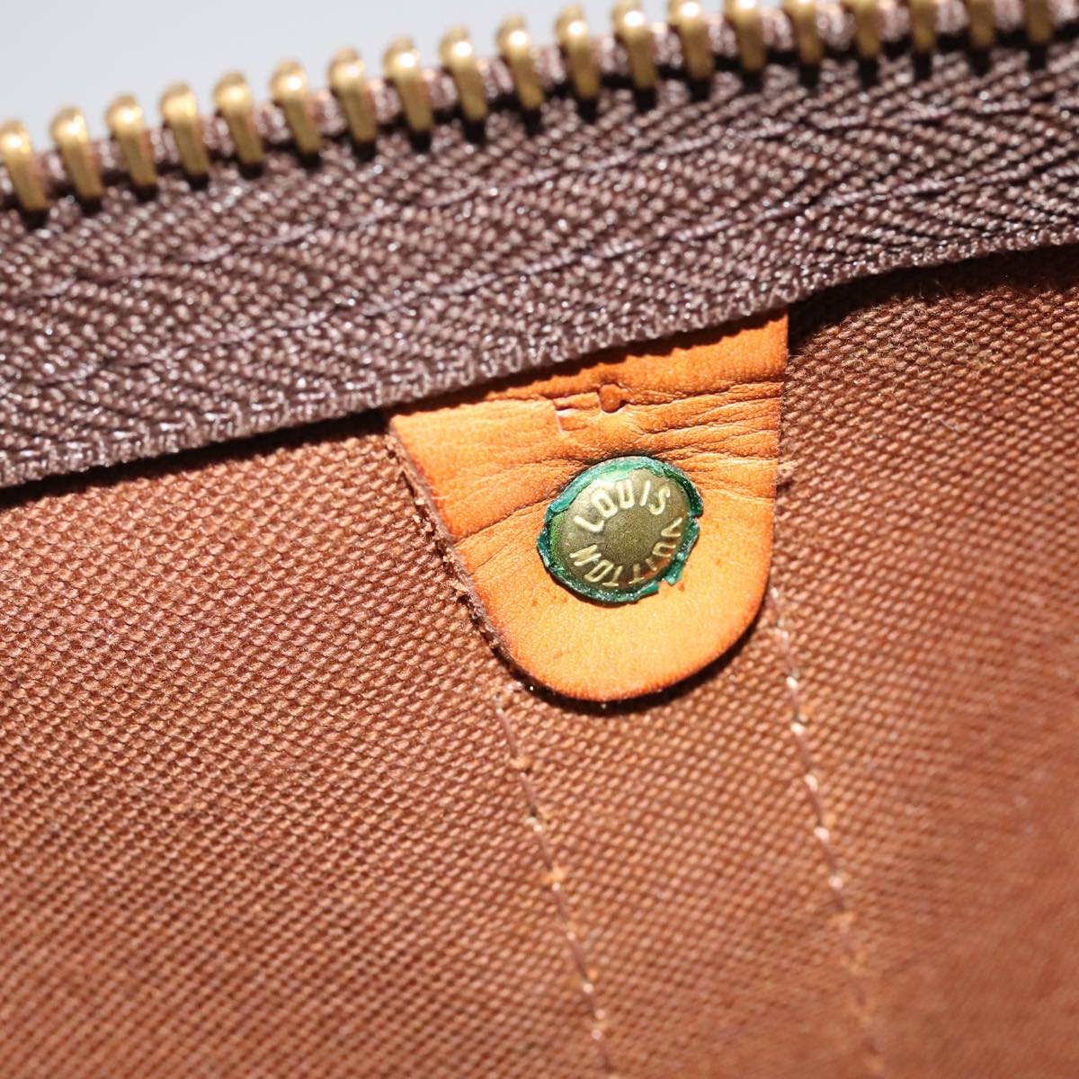 Louis Vuitton Keepall Bandoulière 60, Brown, Canvas, travel