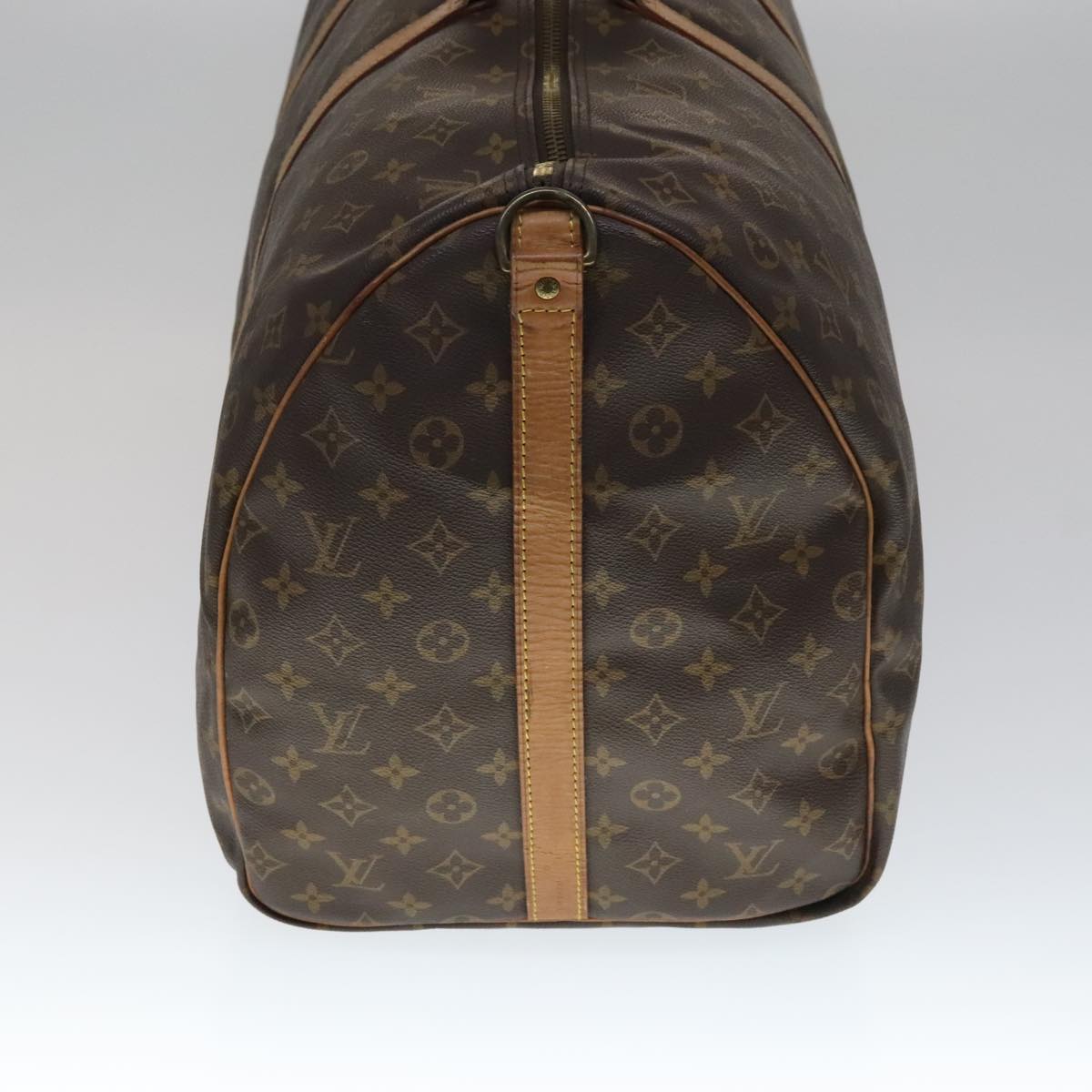 Louis Vuitton Keepall Bandoulière 60, Brown, Canvas, travel