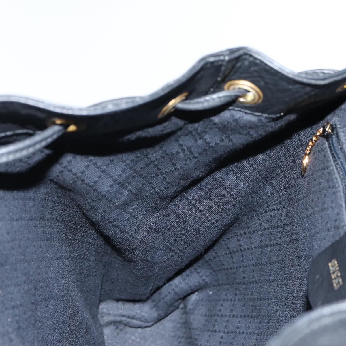 Gucci Bamboo, Black, Leather, backpack