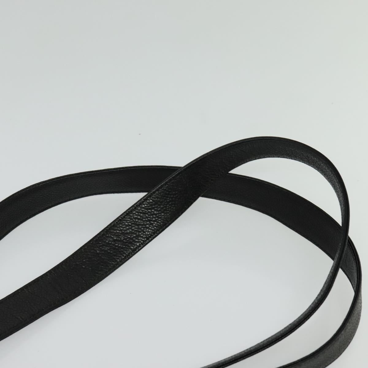 Chanel Cc, Black, Leather, shoulder