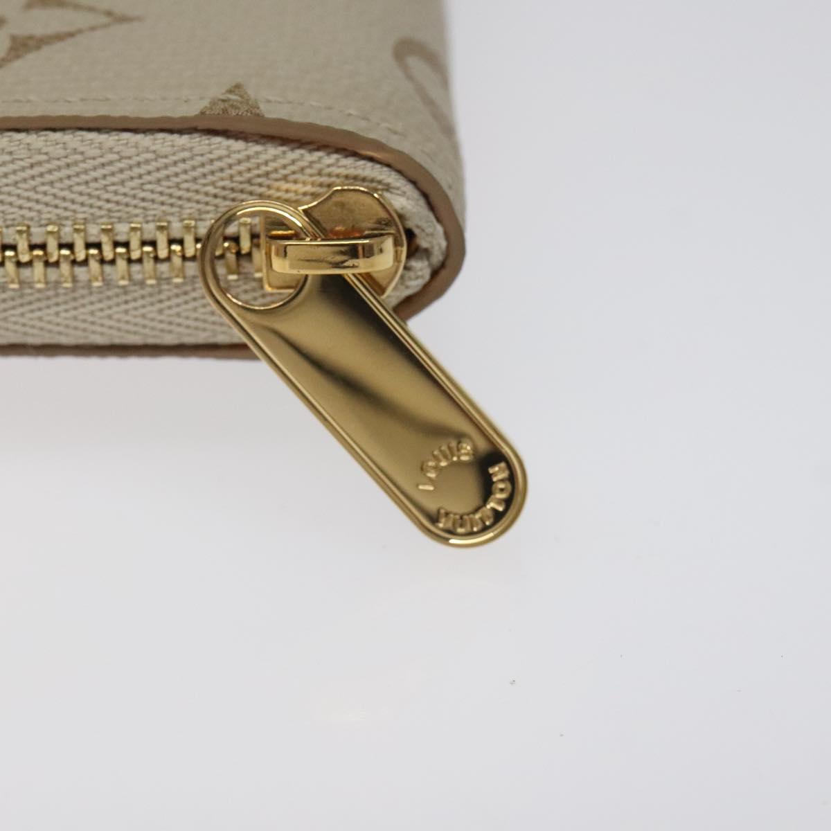 Louis Vuitton Zippy coin purse, Beige, Canvas, wallet