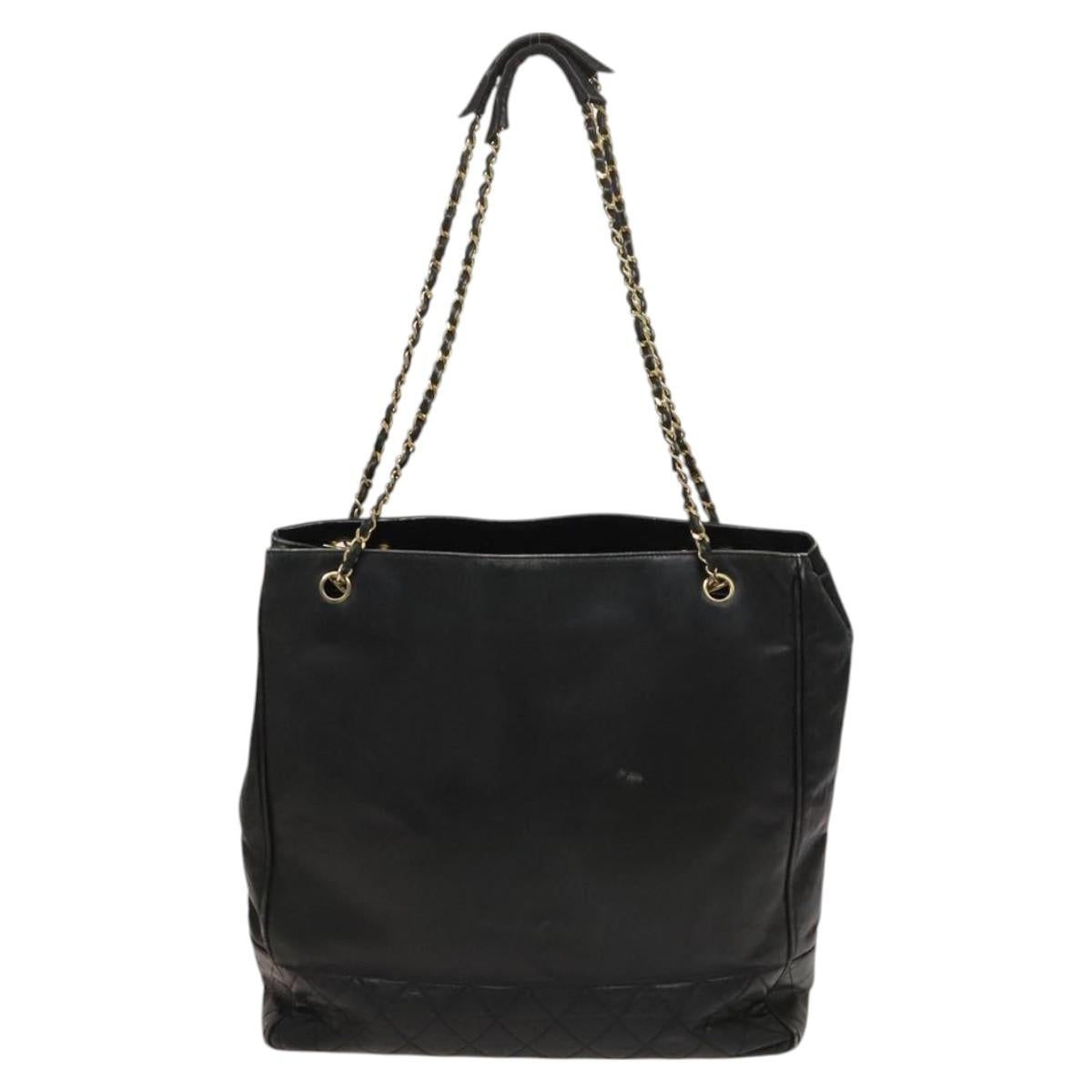Chanel Quilted, Black, Leather, shoulder