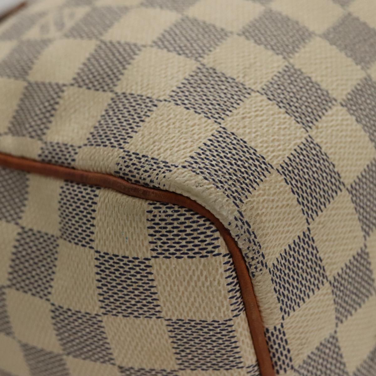 Louis Vuitton Speedy 25, White, Canvas, handbag