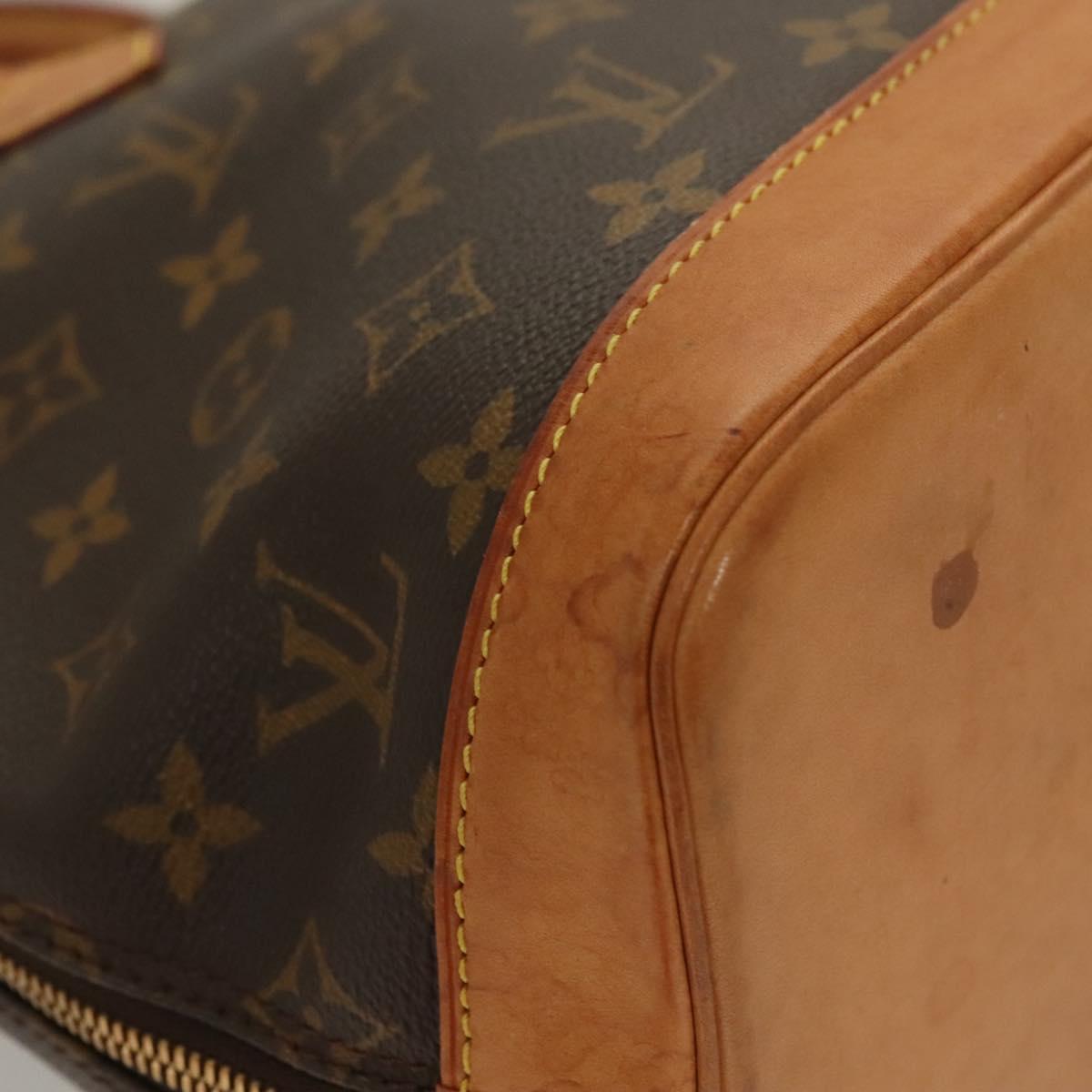 Louis Vuitton Alma, Brown, Canvas, handbag