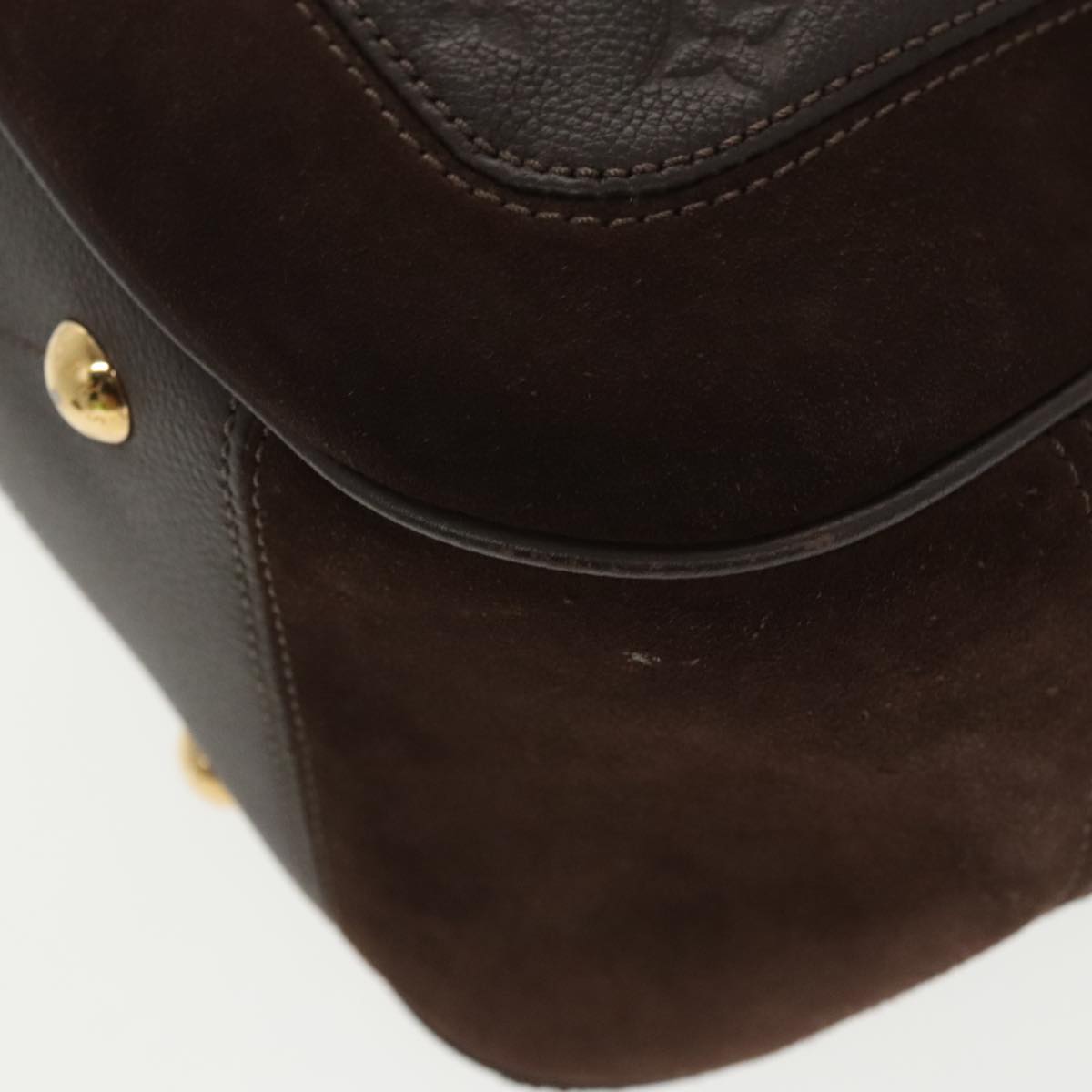Louis Vuitton Audacieuse, Brown, Leather, handbag