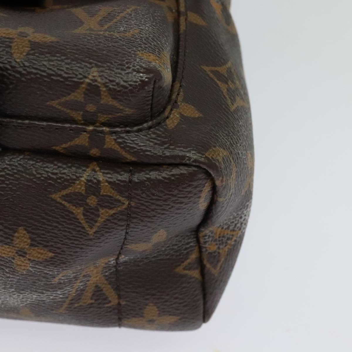 Louis Vuitton Palm Springs mini, Brown, Canvas, backpack